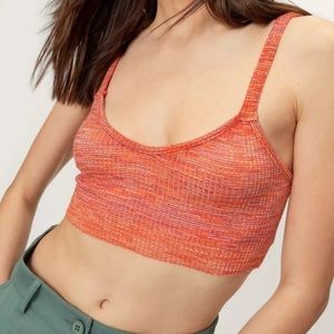 Nasty Gal Ribbed Space Dye Cami Top